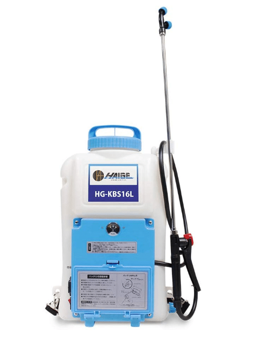 HAIGE 電動噴霧器 充電式 背負い式 バッテリー式 16リットル HAIGE HG-KBS16L