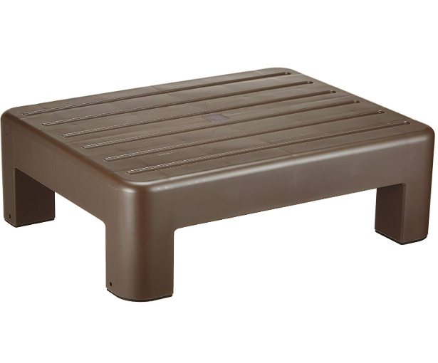 小原産業 プラスチック踏み台 高さ13cm 小型タイプ ブラウン ST-625