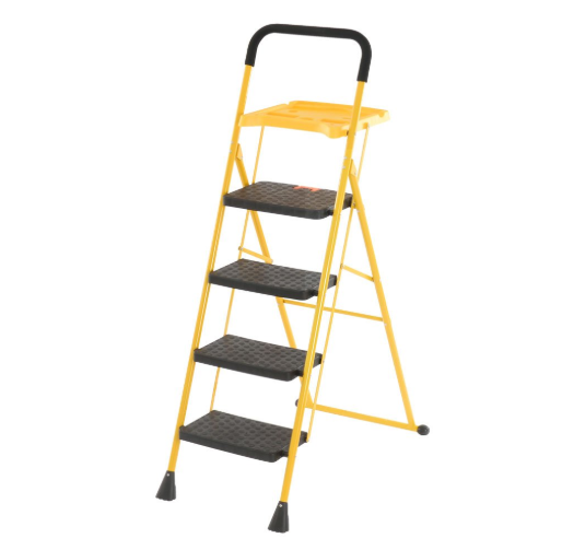 折りたたみ 踏み台 4段 トレー付きETC001455