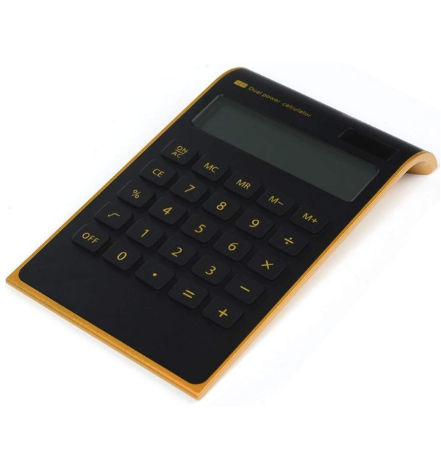 ビジネス電卓 太陽エネルギー(ブラック)