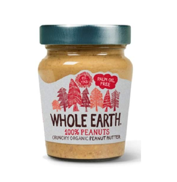 ホールアース オーガニック 100% ピーナッツバター(クランチー)
