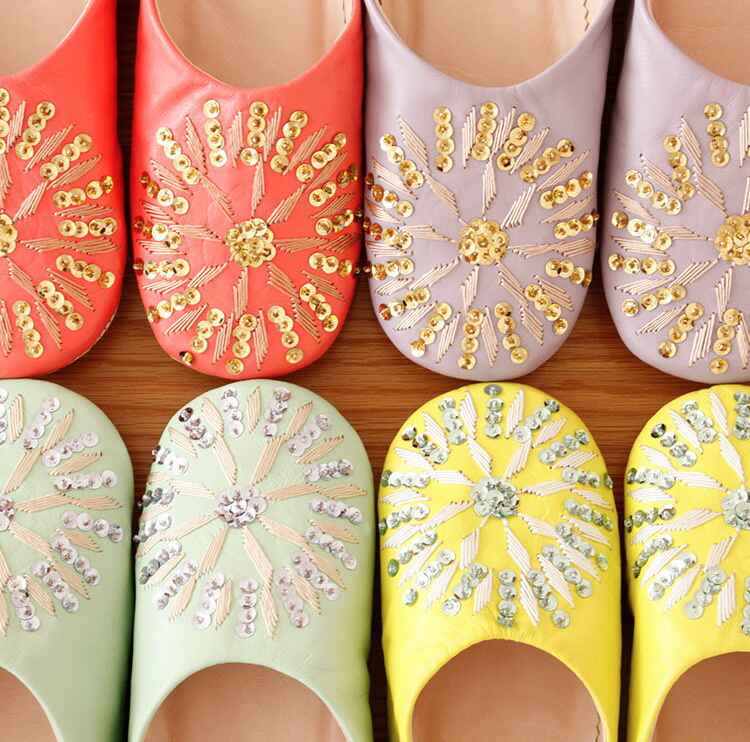 dear morocco Spangle Babouche