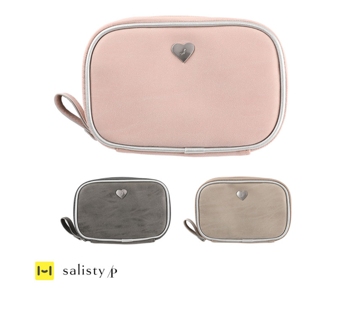 salisty サリスティ P シルバー ハート ガジェット ポーチ