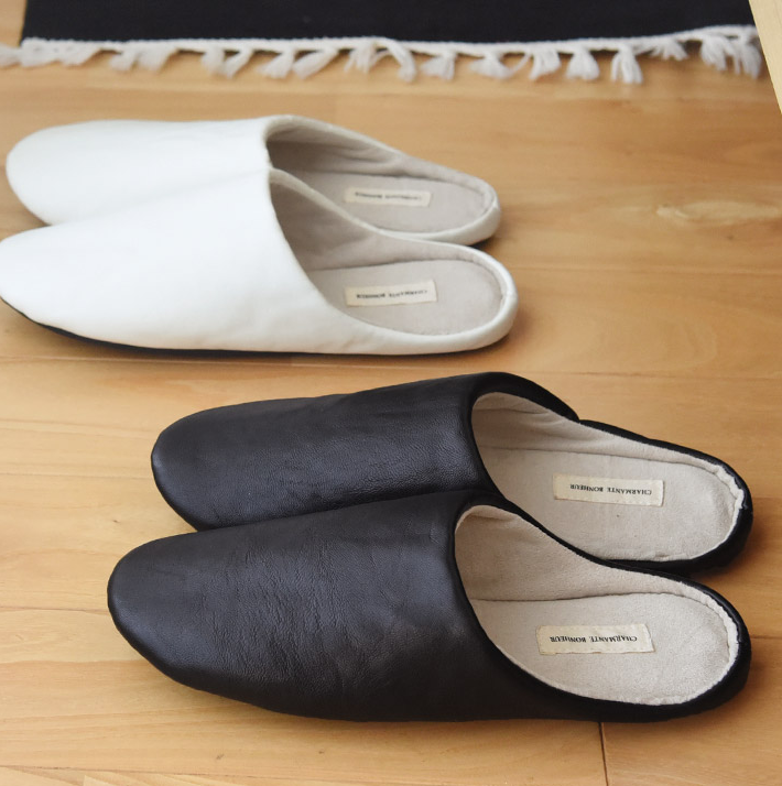 CHARMANTE BONHEUR   ぴったりフィットの洗えるルームスリッパ