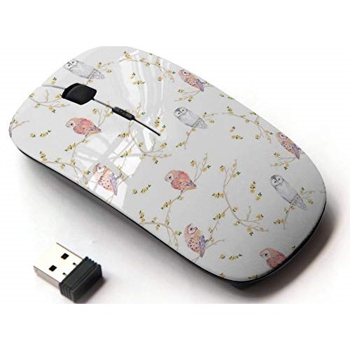 BMmouse ワイヤレスマウス 薄型 2.4G フクロウ M-E0000396