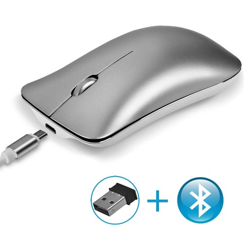 Alisbei ワイヤレスマウス 超薄型 bluetooth YS-520