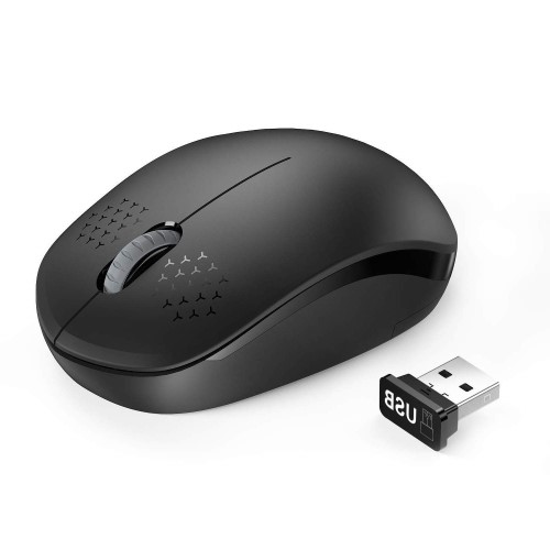 Seenda 2.4G 小型静音ワイヤレスマウス 多機種対応 BLJP10