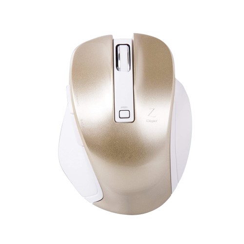 ナカバヤシ 小型無線5ボタン BlueLEDマウス Digio2 Zシリーズ Sサイズ MUS-RKF119GL 48320