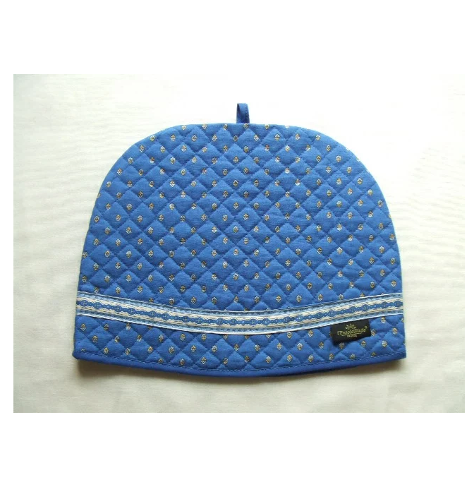 プロヴァンス柄 ティーポットカバー（青）