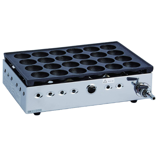 ヤマキン ジャンボたこ焼器 大玉 Y-20B 都市ガス Y-20B・13A