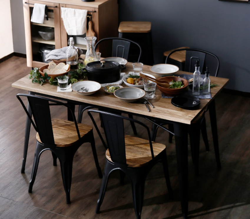 LOWYA ダイニングセット ダイニングテーブル 4点セット