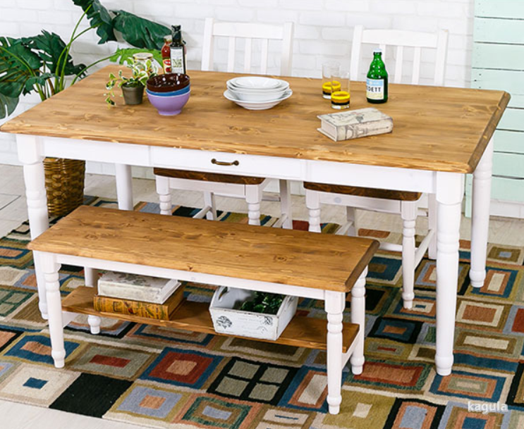 Kagula　フレンチカントリー ダイニングテーブルセット