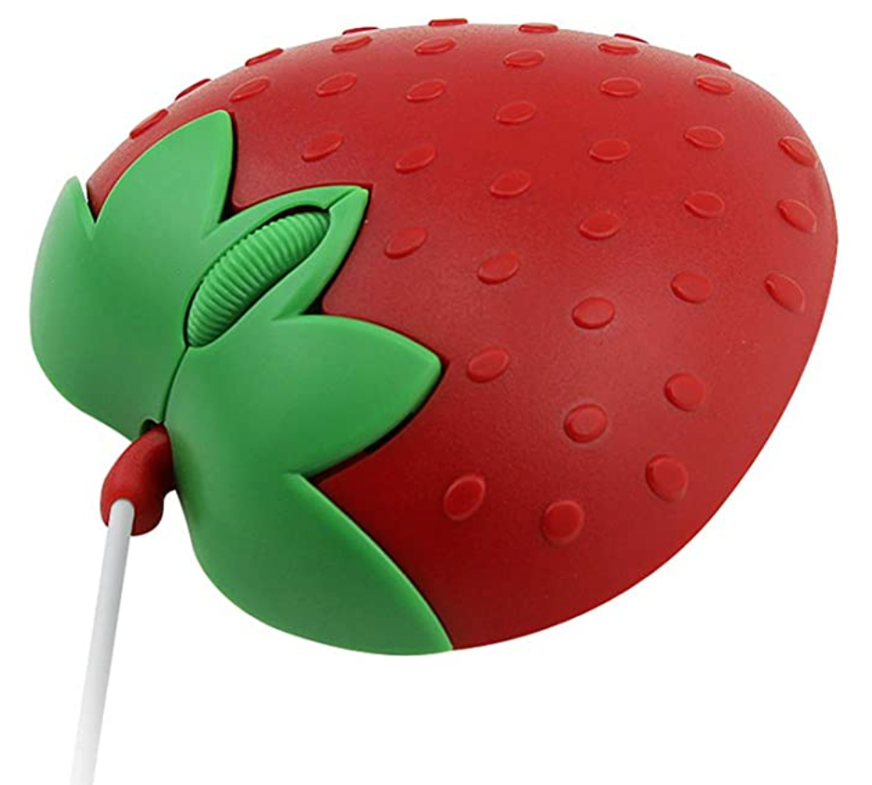 Elec Kingdom 有線マウス フルーツいちごの形 光学式