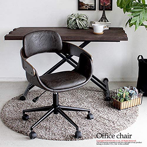 オフィスチェア アンティーク調 肘付き 540001