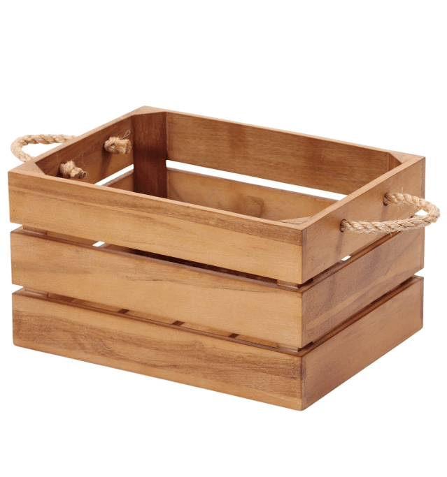 サンフラワーラタン 木製 収納ボックス バスケット GK905XP