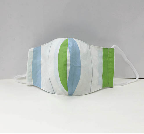 マスク 立体型 モダンなストライプ 845 布製 日本製