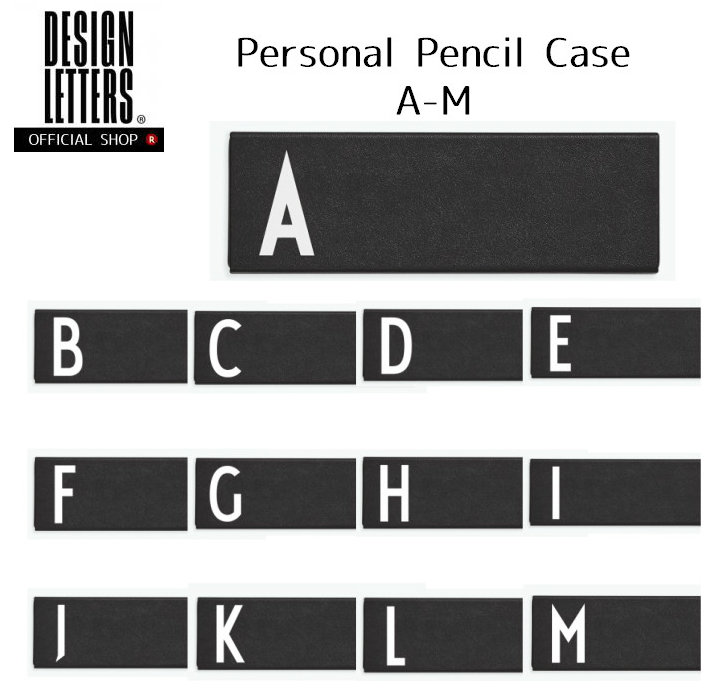 DESIGN LETTERS PERSONAL PENCIL CASE ペンシルケース A-M
