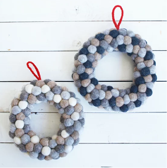 HATALE クリスマス ラウンドリース オブジェ