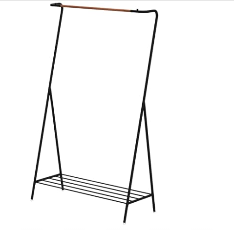 ドウシシャ インテリアハンガーラック100W IHR-100BK