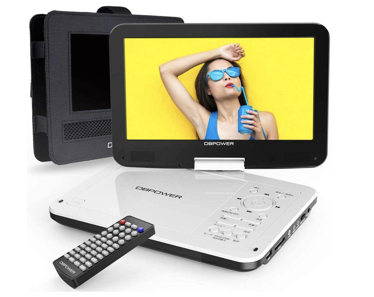 DBPOWER ポータブルDVDプレーヤー12.5型