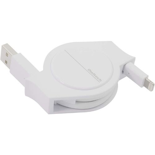 オウルテック 超タフ 巻取り ライトニングケーブル OWL-CBRKLT12-WH