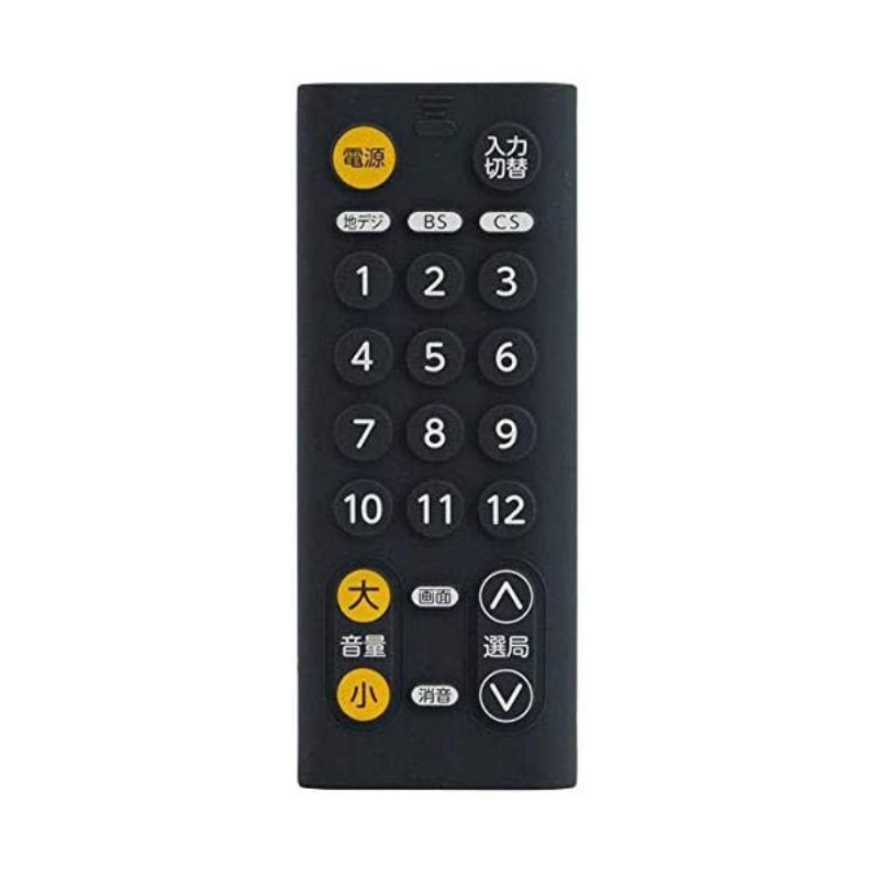 ツインバード工業 洗えるTVリモコン WR-JF01B