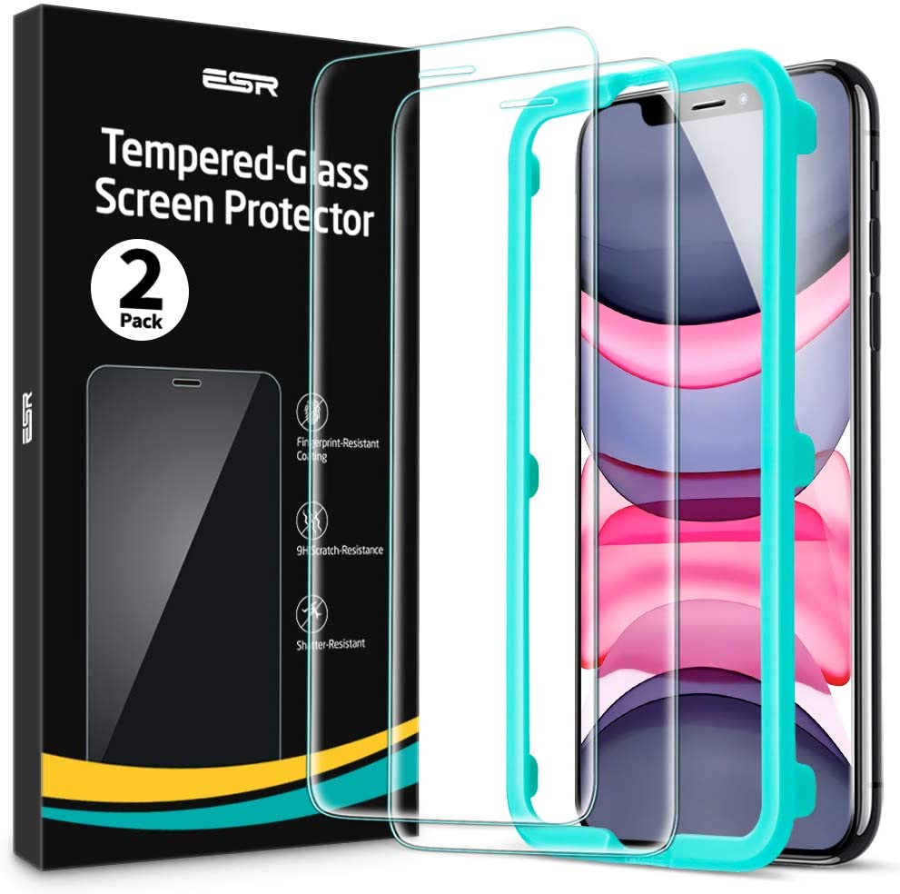 ESR(イーエスアール) iPhone 11/iPhone XR 用強化ガラスフィルム