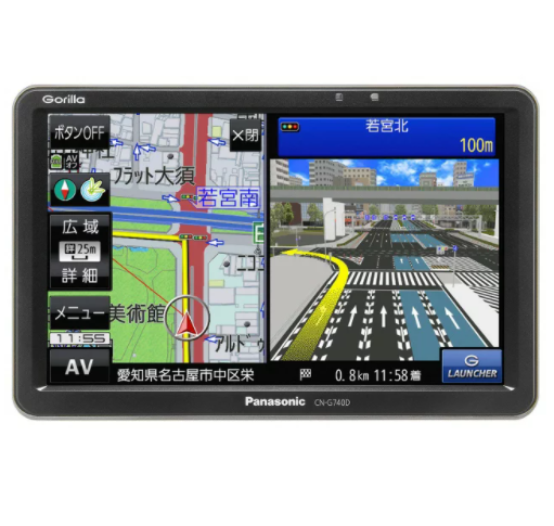 Panasonic (パナソニック) SSDポータブルカーナビゲーション GORILLA CN-G740D