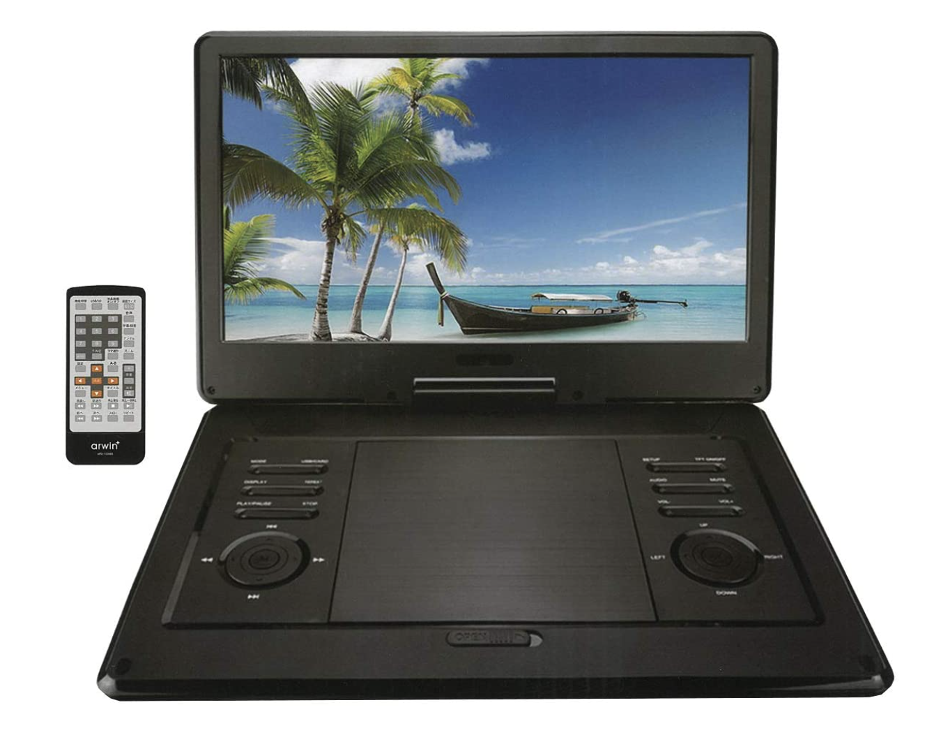 アーウィンジャパン ポータブルDVDプレーヤー APD-133NEO