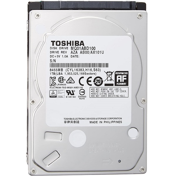東芝 内蔵HDD 2.5インチ 1TB PCモデル MQ01ABD100
