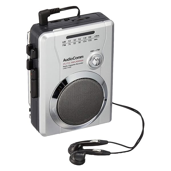 オーム電機 AM/FMラジオカセットレコーダー CAS-710Z
