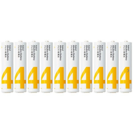 アスクル ASKUL 単4アルカリ乾電池 1パック (10本入) LR03ASK/10S