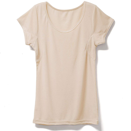 白鷺ニット 汗取りさらりフレンチ袖 S5022B-RT