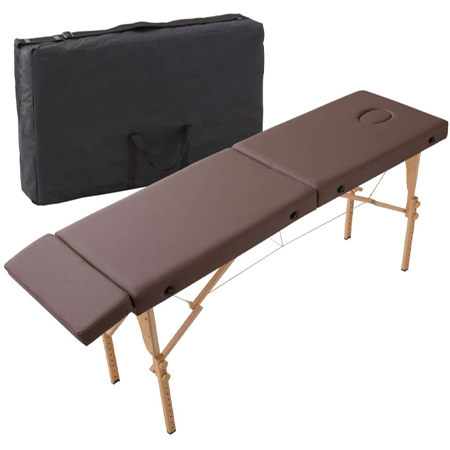 EMOOR（エムール） 大柄の方にも使える ポータブルマッサージベッド bt-mabed2523-1