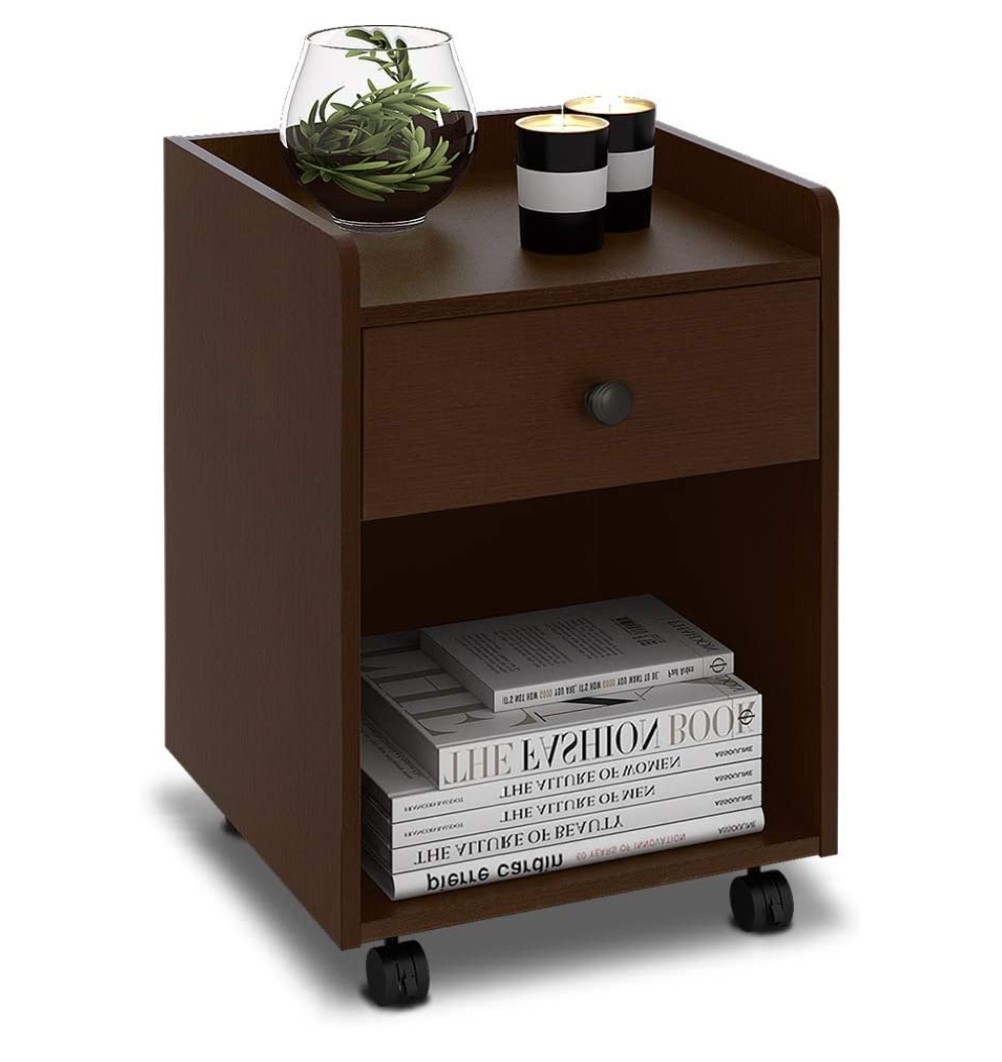 ナイトテーブル ベッドサイドテーブル DEVAISE ORAHDG612TD