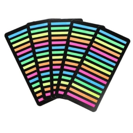 H・T 極細ふせん 下の文字が透けて見える透明フィルムタイプ