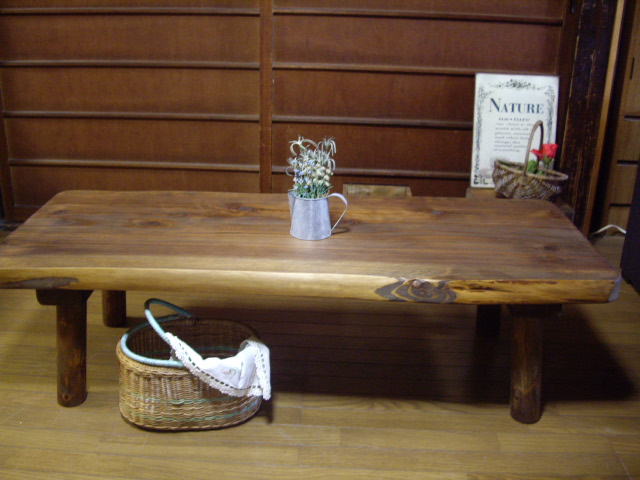 ローテーブル 木製 カフェ テーブル ちゃぶ台 センターテーブル　ソファーテーブル