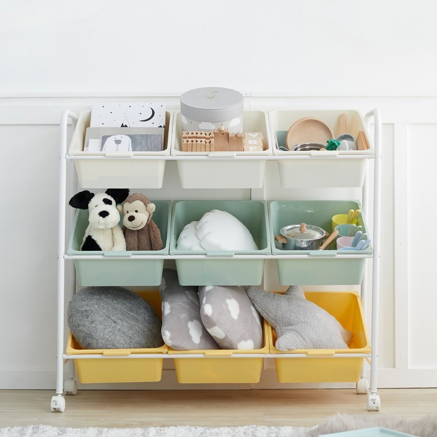 ロウヤ LOWYA おもちゃ収納ラック ‎ f508-g1015-100