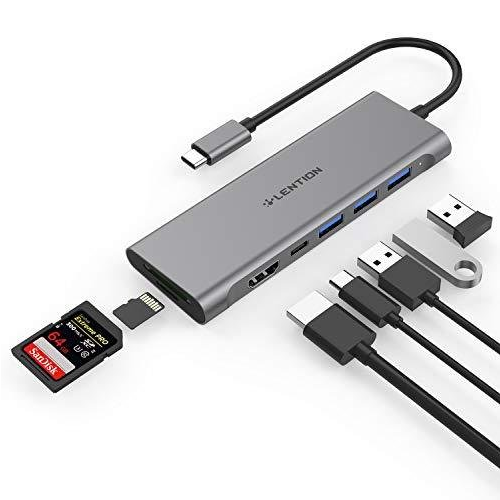 レンション LENTION 3ポート USB Type-C ハブ