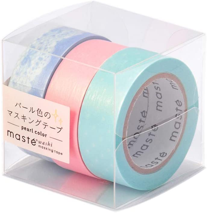 マークス マスキングテープ パール 3巻セット 「マステ」 E MST-ZB09-E
