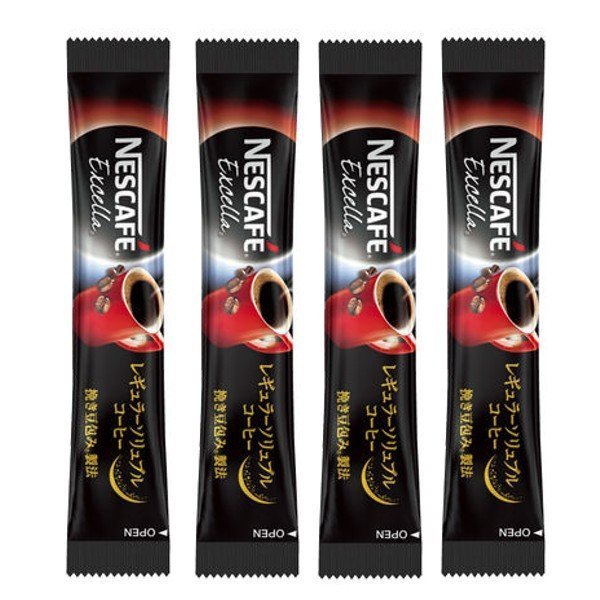 ネスカフェ エクセラ スティックコーヒー ブラック無糖 x4本