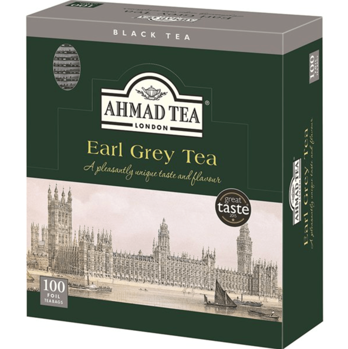富永貿易 AHMAD TEA ( アーマッドティー ) アールグレイ ティーバッグ 100袋入り