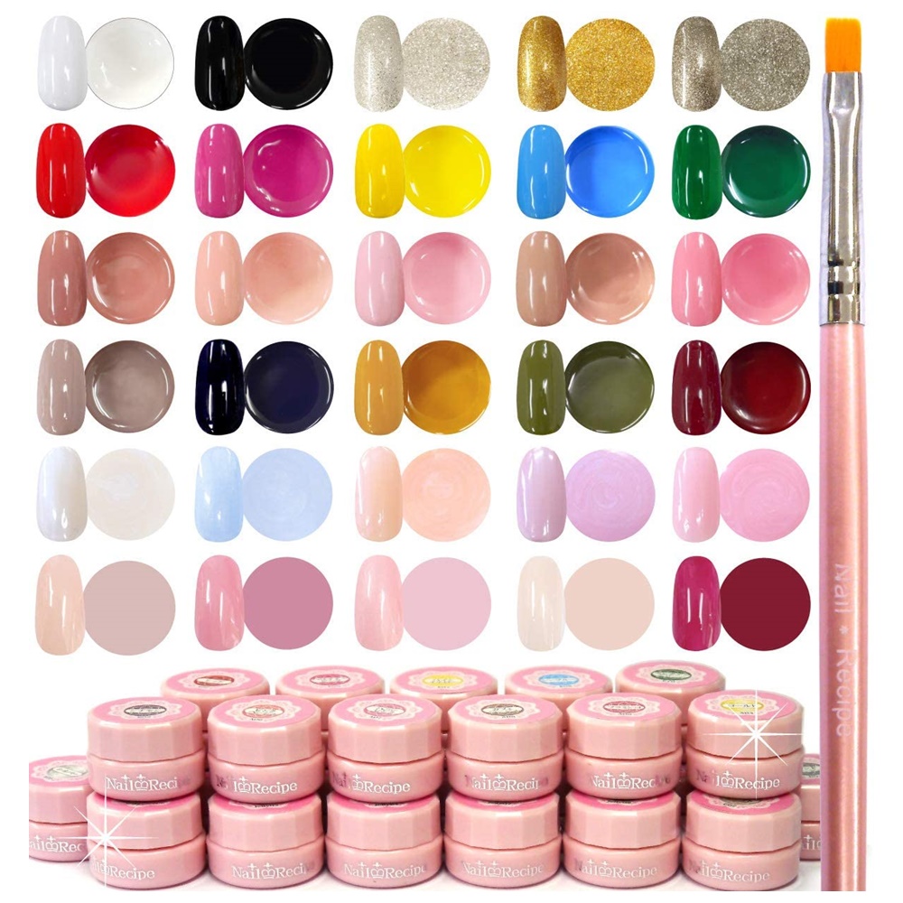 NailRecipe(ネイルレシピ) ジェルネイルセット カラージェル 30色セット