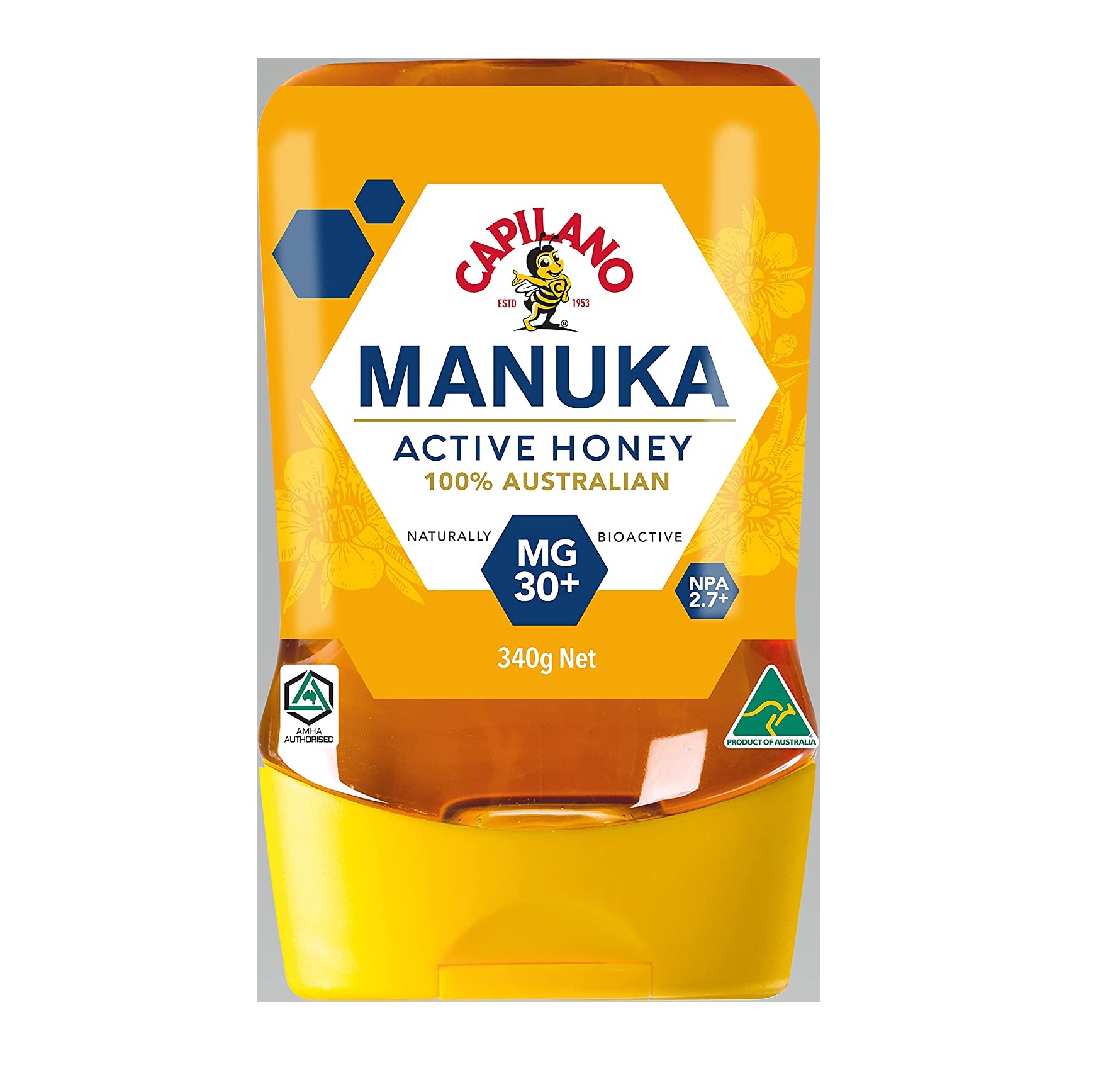 カピラーノ アクティブマヌカハニー MG30+ （逆さボトル）340g