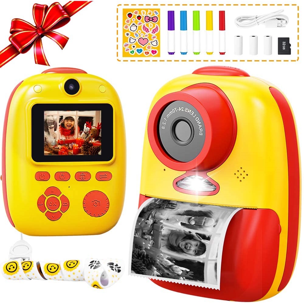 WisFox 子供用プリントカメラ