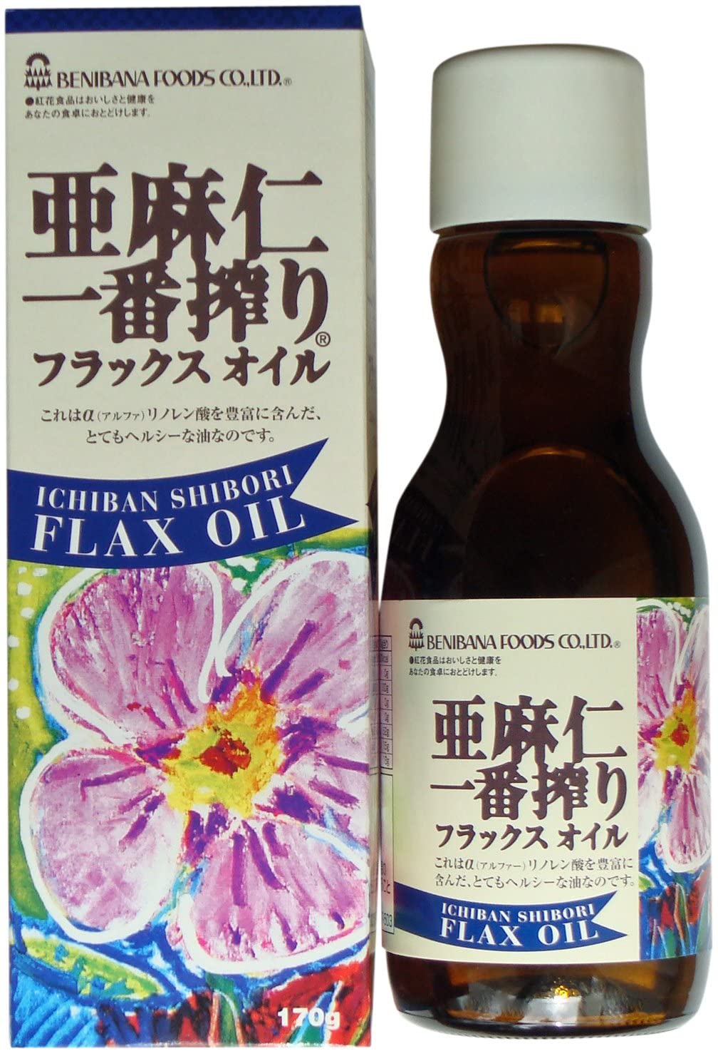 紅花食品 亜麻仁一番搾り 170g