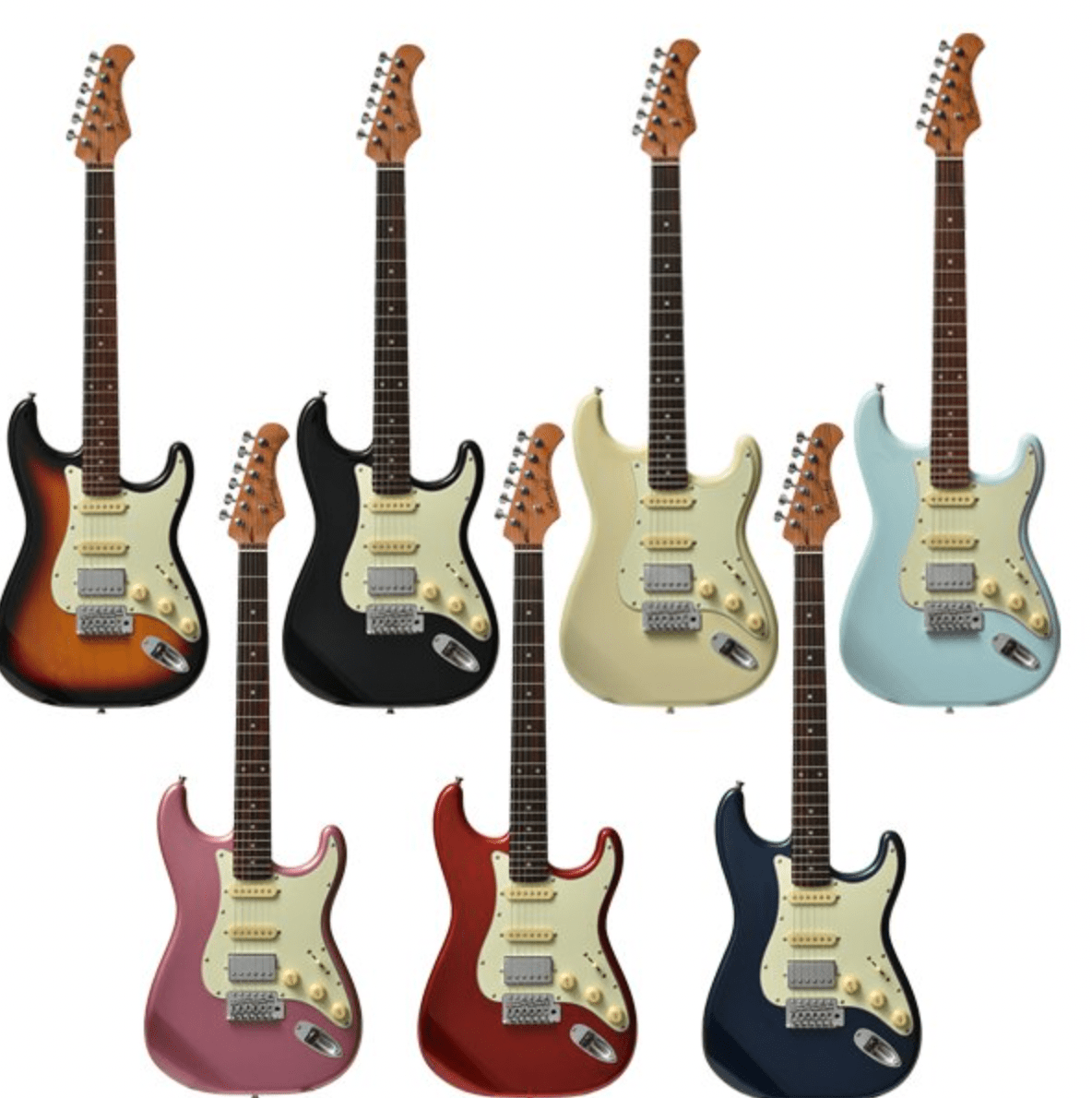 Bacchus エレキギター ストラトタイプ ローステッドメイプルシリーズ BST-2RSM/R