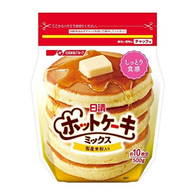 日清 ホットケーキミックス チャック付