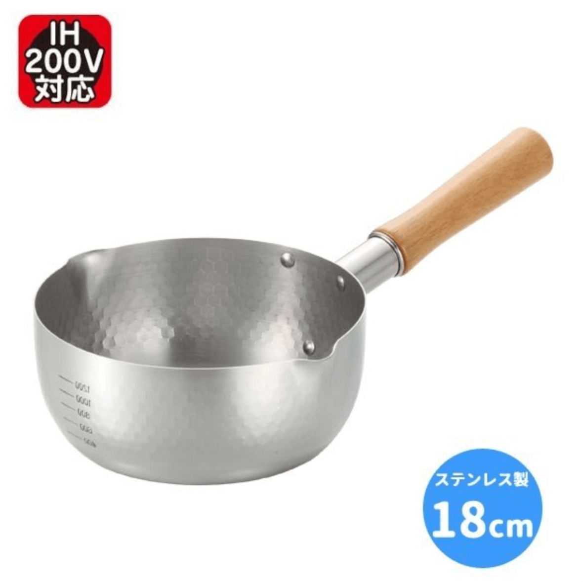 石田商店 雪平鍋 18cm KRY-18