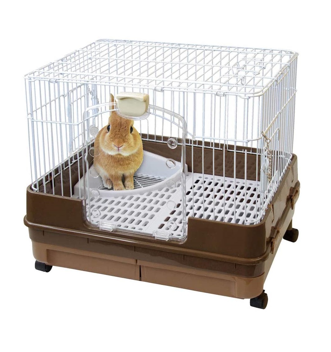 マルカン うさぎのスッキリおそうじケージ